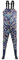 Uomini Maniche Lunghe Tute E Pagliaccetti Trampolieri Stivali Da Pesca Pantaloni Da Pesca Con Bretelle Traspirante Crosswater Trampolieri Tute Strette per Uomo Manica Lunga, Blu, 50