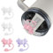 4pcs Bow Knot Straw Cover Compatible for Stanley Yeti Cup Tumbler 30/40 OZ, Reusable Drinking Straw Topper, Dust-Proof Straw Covers Cap for 8-12mm/0.31-0.47inch Straws (Multicolor)