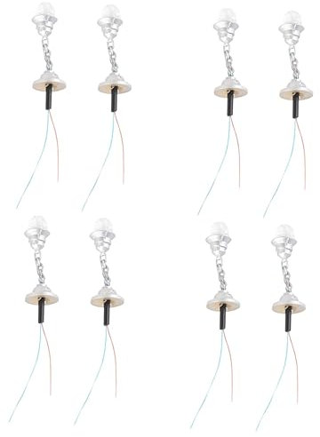 Tofficu 8stücke Miniatur Deckenleuchten Mikrolandschaft Deckenlampen Für Sandtisch Diy Ceiling Lamp Modell Für Puppenhaus Und Szenenlayout Luminous Ceiling Lamp Dekoration