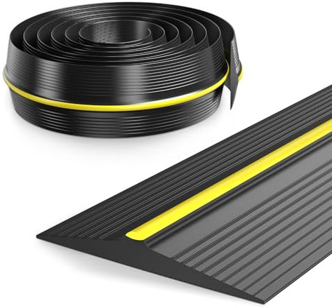 Aoykkii 4.8m Guarnizione Soglia Garage, Guarnizione Della Porta Del Garage, Band Per Soglia