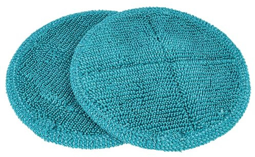 vhbw 2X Wischbezug Ersatz für CleanMaxx 08934 für Wischmopp - Ersatzkopf, Polyester/Polyamid türkis