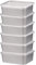 Wensdr 6 Pack Stainless Steel Food Containers with Lids,Stackable Pizza Dough Proofing Containers,Homemade Dough Proofing Box,Bread Proofing Box 650ML