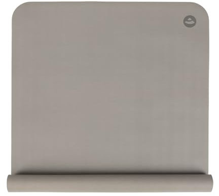 Bodhi Yogamatte ECO PRO Travel | 100% Naturkautschuk | Superleicht & Faltbar | Extrem Rutschfest | Ökologisch | Profi-Matte für Yoga & Pilates | Ideal zum Reisen | 185 x 60 x 0,13 cm | light taupe