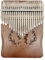 Fay Bless Tragbares Mbira-Fingerklavier mit 17/21 Tasten, mit Stimmhammer, Lernanleitung, Kalimba-Daumenklavier, Musikinstrumente (21 Tasten, Schmetterling, Walnuss)