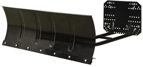 Willood Schneepflug zur ATV-Montage Schwarz 115x38 cm