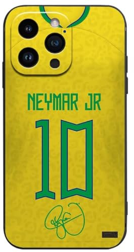 EZB Legend Fußball-Spieler-thematische iPhone-Handyhülle | Flexible Silikonhülle, Stoßdämpfend (Neymar JR, iPhone 11 Pro Max)