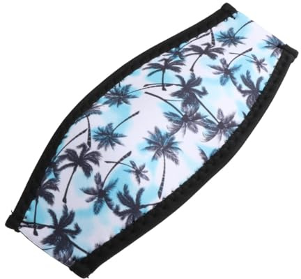 Sharplace Tauchmaskenband Neopren, Blauer Wal Muster Taucherbrillenriemenabdeckung, Ersatzmaskenband Maskenband Haarschutz gegen Verwicklung für Tauchen, Schnorchel, Wassersport, Schwimmen