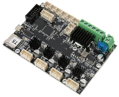 Jiawu Silent Board, V0.0.6 V4.2.7 3D-Drucker-STEUERPLATINE, Silent Motherboard MIT TMC2225-TRIBERN, Geräuscharm, Entwickelt für Ender 3, Ender 3 V2, Pro, 5 3D-Drucker