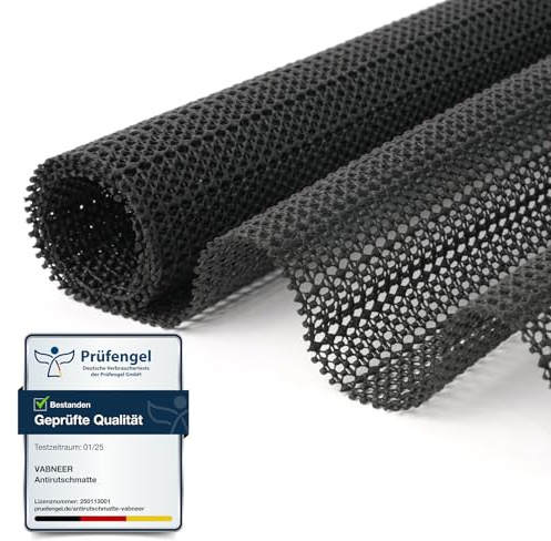 220 × 320 cm Antirutschmatte aus PVC, rutschfeste Unterlage für Teppiche | Mehr Reibung und Halt, zuschneidbar für Hartböden, Schubladen, Küche, Büro, Regale und Kofferraum