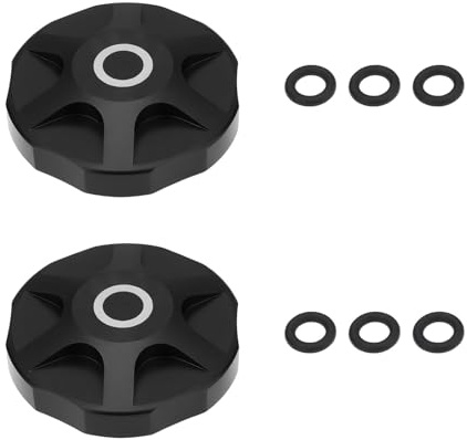 EMSea Lot de 2 Embouts de Fourche de Vélo avec Joint en Alliage d'aluminium Compatible avec Manitou Les VTT