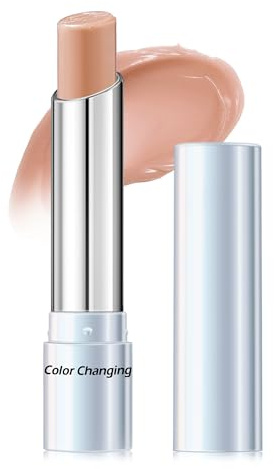 Magischer Farbwechsel Lippenstift, PH Temperatur Color Changing Lipstick-01 | Long Lasting Moisturizer Lippenpflege für Trockene Lippen, Feuchtigkeitsspendende Tinted Lip Balm Lipgloss für Frauen Mädchen