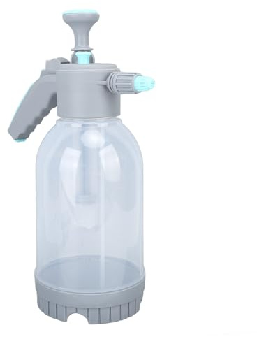 Fafeims Pulverizador de Niebla de Jardín de PP Premium, Botella Pulverizadora de Presión Manual de 2L para Uso Versátil, Juego de 2 Piezas