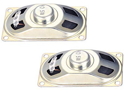 sourcing map 5W 8 Ohm DIY Speaker Replacement Loudspeaker 40mmx70mm 2pcs
