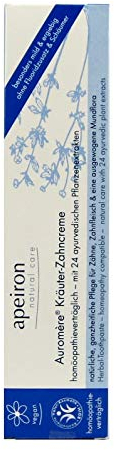 Apeiron homöopathisch Zahncreme 3x 75ml – Vegane Fluoridfrei Zahnpasta – Zahnpaste für natürliche Zahnpflege – Weiße zähne & Mundgeruch bekämpfen ohne Tenside oder synthetische Zusatzstoffe