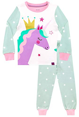 Harry Bear Girls Unicorn Pyjamas Snuggle Fit Multicoloured 3-4 Years