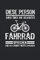 Fahrrad Notizbuch: Lustiges Fahrrad Sprüche Notizbuch, Planer, Journal, Geschenk 6 x 9