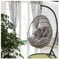 Garten Patio Rattan Schaukelstuhl Kissen, Schaukel Hängesessel Sitzkissen Hängen Ei Hängematten Stuhl Pads Wasserdicht Verdicken Nest Zurück Für Terrassengarten, 86 x 120 cm Möbeldekorat