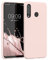 kwmobile Hülle kompatibel mit Huawei P30 Lite Hülle - weiches TPU Silikon Case - Cover geeignet für kabelloses Laden - Coconut Swirl