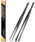 Gutsdoor 2 pinzas de cocina, pinzas de acero inoxidable de 12 pulgadas, pinzas de chef negras para cocinar, hornear, pasta, barbacoa