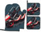 Mini Kart Oven Mitt And Pot Holders, Thick And Durable, Heat Resistant.&* For Cooking, Baking And Grilling (Set Of 4).