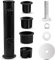 Umbrella Pole Replacement Umbrella Mount, Metal Deck Umbrella Holder Outdoor, Universal Umbrella Replacement Parts Tube Bracket, Heavy-Duty Umbrella Base Holder Tube Bracket for Balcony Pool (Black)