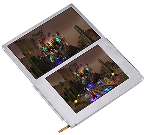 2Ds-Bildschirm-Ersatzteil, 2Ds-Glas, N-Ersatzteil für LCD-Display Oben und Unten, Reparaturteil für 2Ds