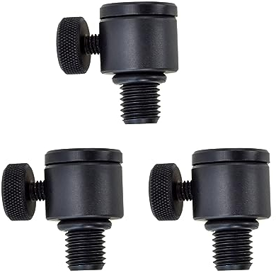 Karpfenangeln Alarm Adapter, Angeln Schnellwechselverbinder Aluminium Schnellwechselverbinder für Rod Pod 3 Stück (AQ208-3)
