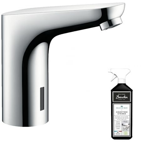 Mitigeur lavabo infrarouge HANSGROHE + nettoyant Briochin
