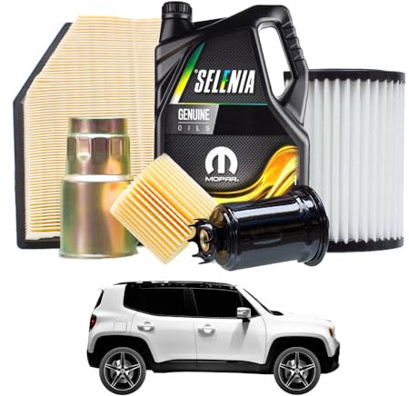 Tagliando per JEEP Renegade SUV 1.0 T-GDi 88 kw - 4 Lt di Selenia + 3 Filtri anno 2018<>2023