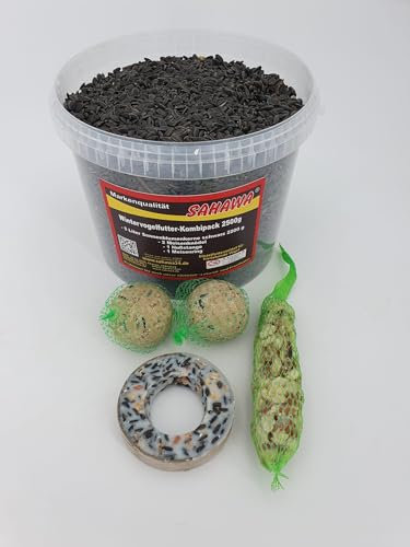 Wintervogelfutter- Kombipack 2500g im 5 L Eimer Vogelfutter Winterfutter