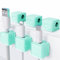 smofish Cord Organizer Holder, 6 Pack Magnetic Desk Cable Clips Management, Hide Phone Charging Cable Keeper, Strong Adhesive Wire Charger Holder for Nightstand, Kitchen Appliances, Office Supplies