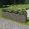 ARKEM Lit surélevé à Gabion Acier galvanisé 450x50x100 cm,Bordure Pierre,Kit Gabion,Gabion Jardiniere