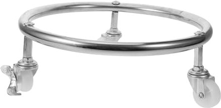 FUNOMOCYA Soporte para Bombona De Gas con Ruedas para Cocina o Patio Soporte Móvil para Cilindro De Gas Material Resistente y Diseño Práctico