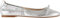Högl Damen Betty Ballet Flat, Silver, 38.5 EU