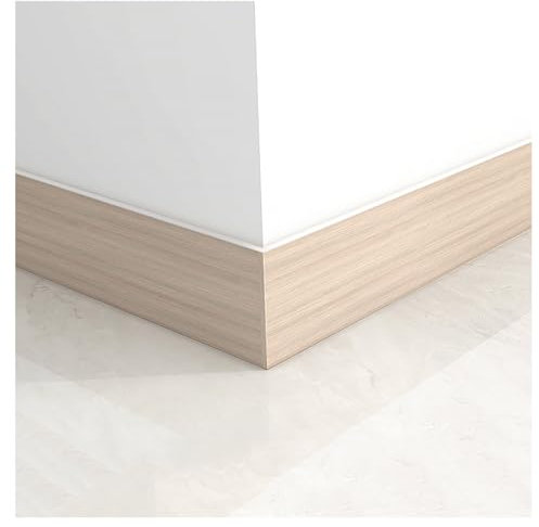 JIEYUZYUO Fußleisten-Wandaufkleber Aus Selbstklebendem Pvc, Fensterbankbrett, Türrahmen, Dekorative Taillenlinie, Länge 5 M/Den Oak