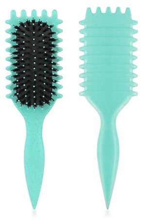 EIHI Curl Defining Brush,Brosse Cheveux Bouclés,Curl Brush,Pour Démêler,Mettre En Forme,Définir Les Boucles Pour Les Femmes Et Les Hommes(Vert)