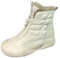 EJIMUQO Regalo Natale Colleghe Stivaletti Donna Con Tacco A Spillo Stivaletti Camoscio Donna Tacco Stivaletti Donna Scamosciati Neri Stivali Donna Pelle Vera Bianco
