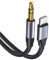 EuAcesry Cable Auxiliar Coche Jack para i-Product, Adaptador Auriculares de Audio Auxiliar Lightn a 3,5 mm Estéreo Trenzado, Compatible con i-Product 14/14 Pro/13/13 Pro/12/11/X/XS, Gris Negro, 1M