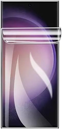 Lyepetik [2 Pièce Hydrogel Protection pour Samsung Galaxy S23 Protecteur d'écran, Protecteur d'écran Souple TPU - [Couverture Totale] [Anti-Rayures][Sans bulles][Faciles à installer]