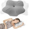 DONAMA Schlafkissen, Nackenstützkissen, Höhenverstellbares Memory Foam Kissen, Ergonomisch Kopfkissen, Atmungsaktiv, Für Seitenschläfer & Rückenschläfer, Grau
