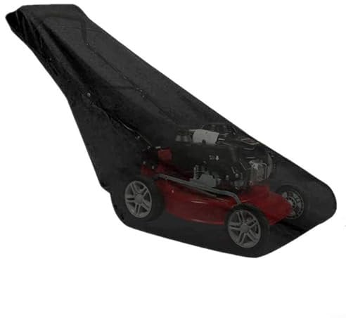 Puupaa Lawn Mower Cover, 210D Oxford cloth Waterproof Lawnmower Covers for Outside Storage, Garden Protective for Lawn Mower(103 * 50 * 50cm)
