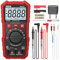 BINTA Multimetro digitale 6000 contatore con voltmetro DC AC e Ohm Volt Ampere Metri test filo live, HFE, capacità, continuità, temperatura, misurazione dei diodi e NCV