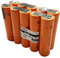 Einbau Akkupack mit 12 Volt, 4500mAh NiMH mit Panasonic HHR450A