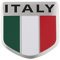 Italien Italy Fahne Flagge Logo Alu 3D Logo Aufkleber Emblem Auto Motorrad Boot