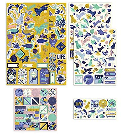 Toga Anpassbarer Zeitungsaufzählungssatz - Jungle Vibes