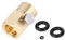 wosume Soda Maker Anschluss Flasche Co2 Adapter Für Quick Connect Adapter, Haushalts-Soda-Flasche Soda-Wasserzylinder CO2-Nachfüllanschluss Adapter Zubehör