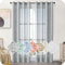 MRTREES Voile Gardinen kurz 2er-Set Leinenoptik Vorhang mit Ösen im Modernen Stores Gardinen Schals Grau 225×140 (H×B) für Wohnzimmer Schlafzimmer Kinderzimmer
