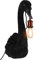 Wandlampe Petra 1 flmg Polyresin schwarz Wandleuchte Lampe Leuchte Beleuchtung