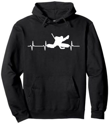Eishockey Torwart Heartbeat Hockey Goalie Pullover Hoodie