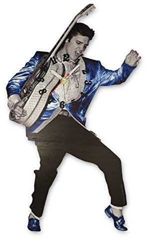 Midsouth Products Collections Etc Elvis Presley Pendeluhr mit schwingendem Bein